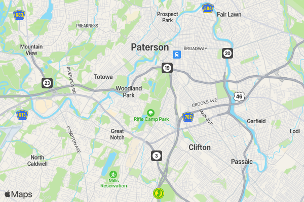 Be Grateful 5K/Walk location map image