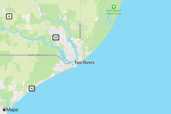 Beach Bash 5K location map image