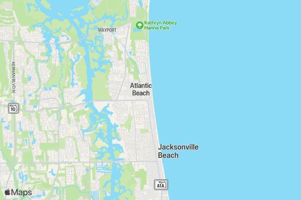 BeachFest 5k/10k location map image
