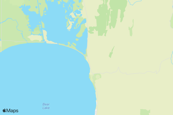Bear Lake Brawl Triathlon location map image