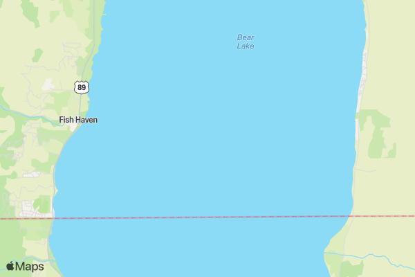 Bear Lake Monster Run location map image