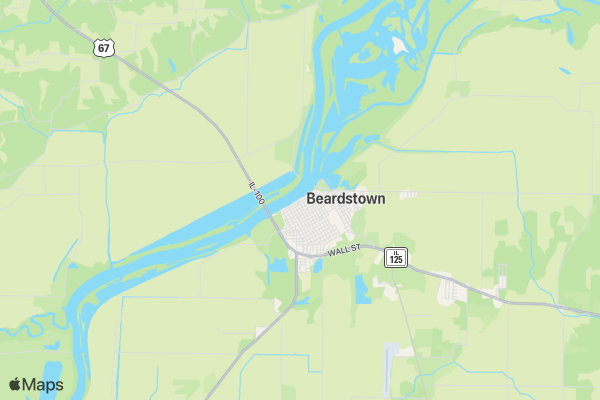 Beardstown CONNECT Color Dash-Race for the Murals location map image