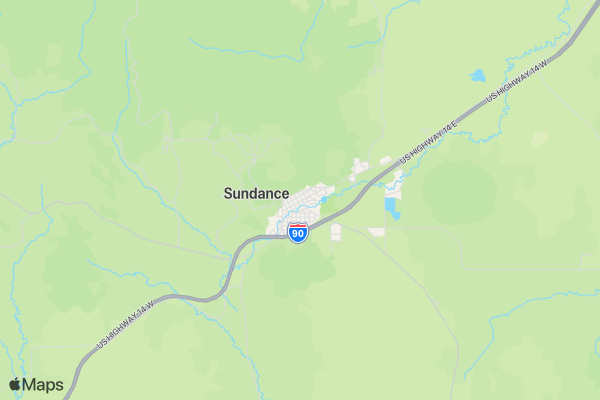 Bearlodge Trail Run location map image