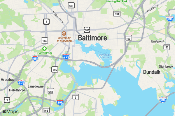 Believe In Tomorrow's Annual Port to Fort 6k location map image