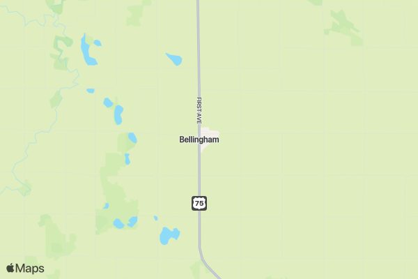 Bellingham Fire Department Five Alarm 5K location map image