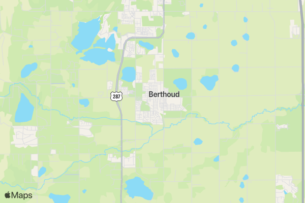 Berthoud Spartans 5k location map image