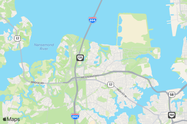 BGOA/Family Chiropractic and Acupuncture Charity 5k / Kids 2k location map image