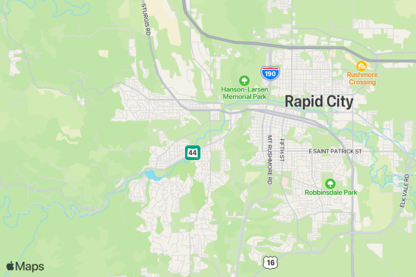 BH Runners Club Turkey Trot location map image