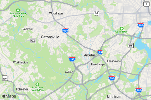 BIAMD Scarecrow Classic 5k Run and 1 Mile Walk location map image