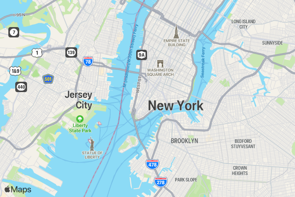 Birch Family Services 5K location map image