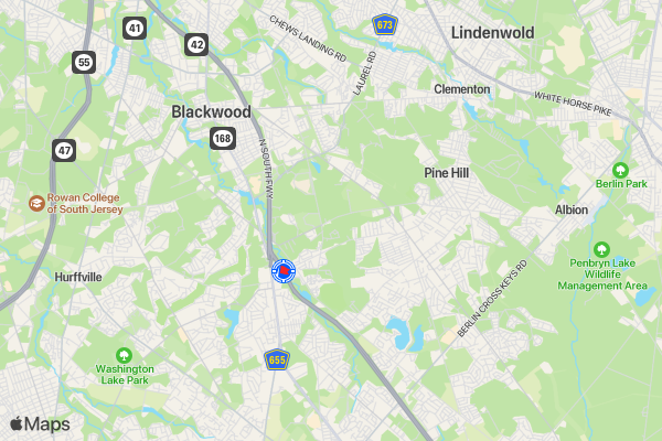 Bishop Turkey Trot 5K location map image