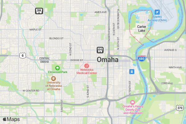 Blackstone Love Run 8k & 5K location map image