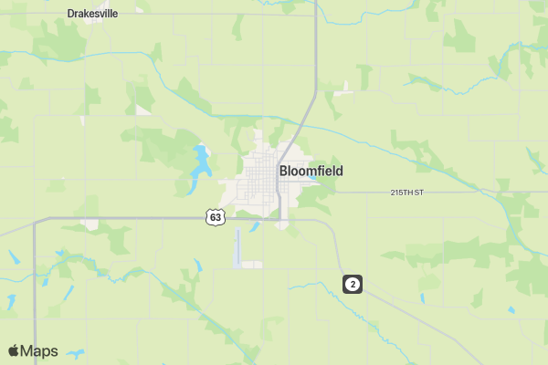 Bloomfield's Ugly Sweater 5K location map image