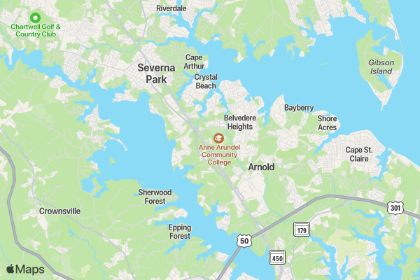 Blue Crab location map image
