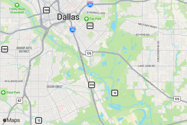 Bonton Girls on the Run 5k location map image