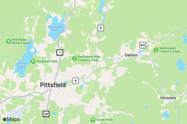 Branches School of the Berkshires 5k location map image