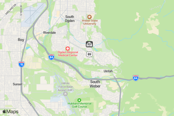 Break Out Of The Winter Blue Fun Run 5k location map image
