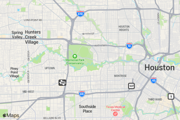 Break the Chain 5k - Katy/Houston, TX location map image