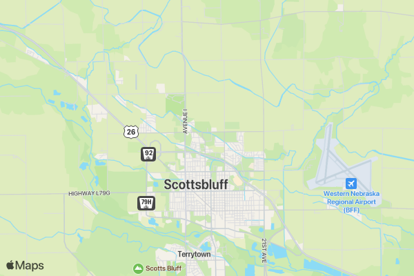 Breast Cancer Awareness 5k Run/Walk location map image