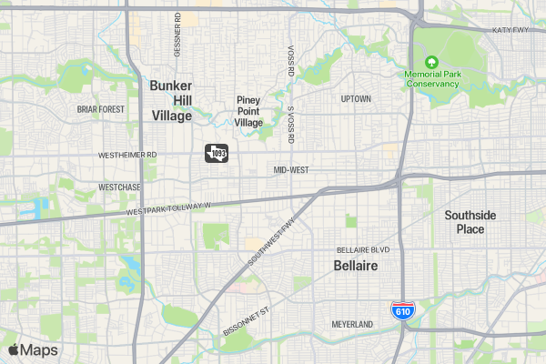 Briarmeadow Color Fun Run location map image