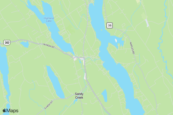 Bridgton 4 on the Fourth Road Race location map image