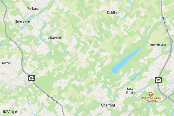 Broad Street Hilltown 5K location map image