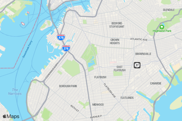 Brooklyn Hope for the Homeless location map image