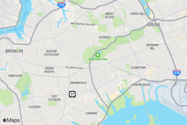 Brooklyn Mother's Day Duathlon & Runs location map image