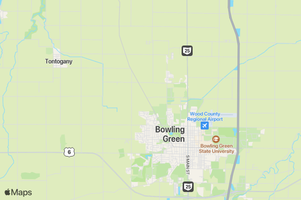 Brown Bag Food Project 5K location map image