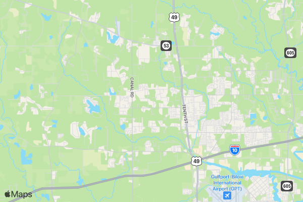 BTE King of the Coast Turkey Beach Bash location map image