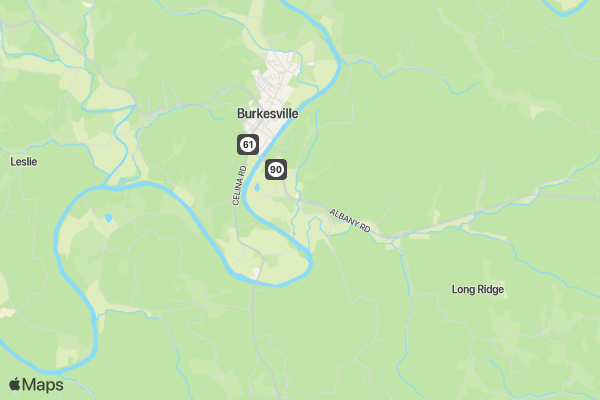 Bulldog Homerun 5K Run/2K Walk location map image