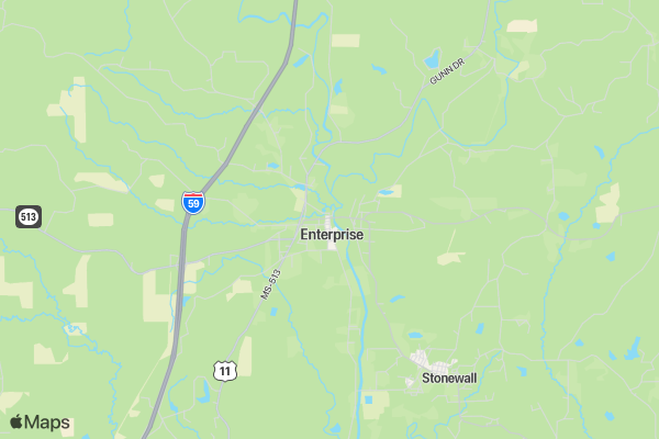 Bulldog Run 5K Run/Walk location map image