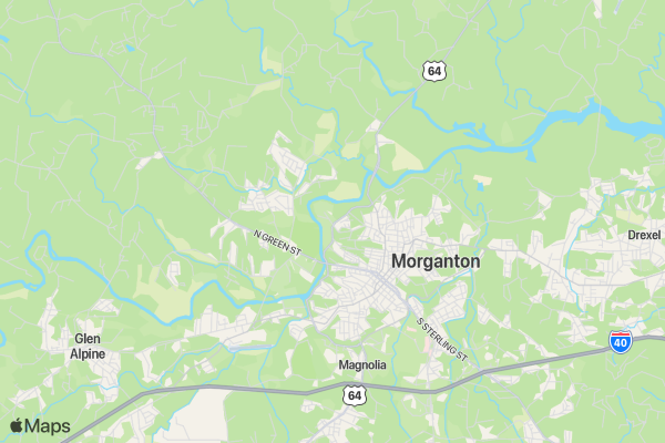 Burke Color Run location map image