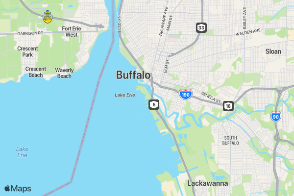 Buster's Beach Run location map image