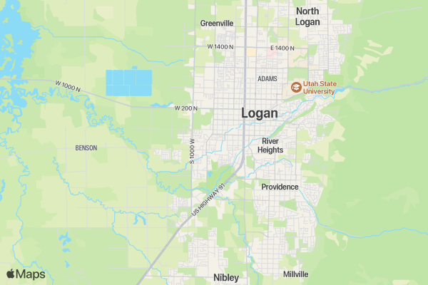 Cache Valley Super Sprint Triathlon - Logan Triathlon location map image