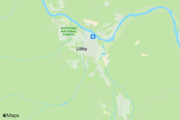 Camp Patriot 4th of July Fun Run - Libby, MT location map image