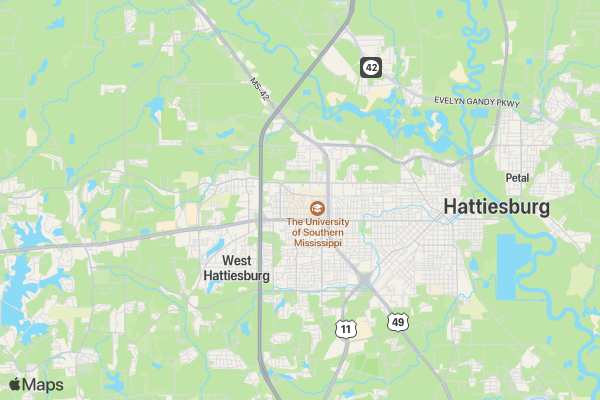 Campus Recreation Color Run 5k location map image
