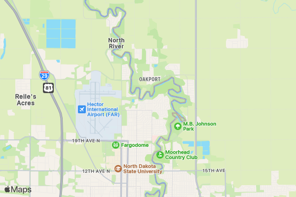 Cancer Survivorship Walk location map image