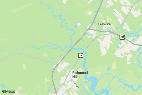 Canoochee Paddle Race location map image