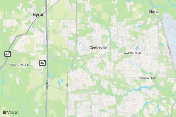 Cantrell Center 5K & 1 Mile location map image