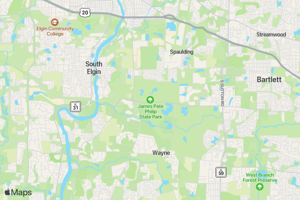CAP5K Chicago location map image