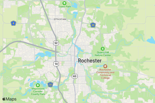 CAP5K Rochester MN location map image