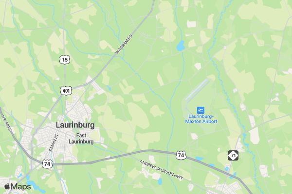 Carolina Commando location map image