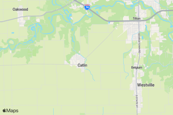Catlin Lions Fish Bash 5K Run/Walk location map image