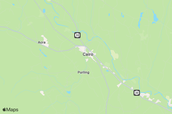 Cairo-Durham Teachers Association 5k location map image