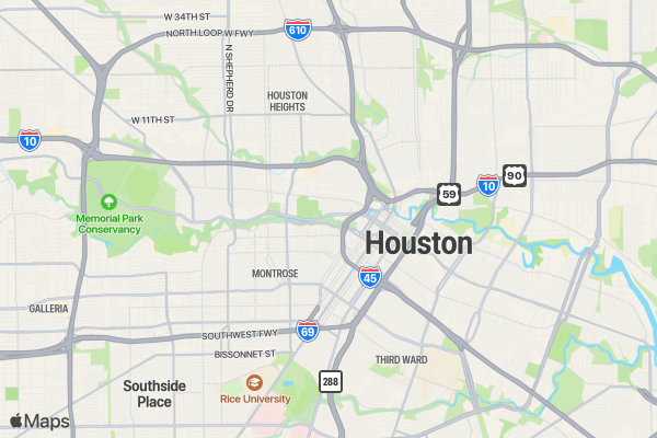 Change the World Run HOUSTON location map image