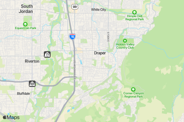 Charger 5k location map image