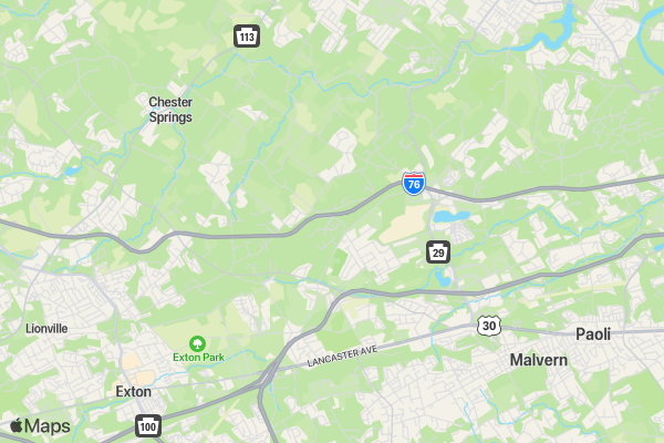 Charlestown Oaks 5k location map image