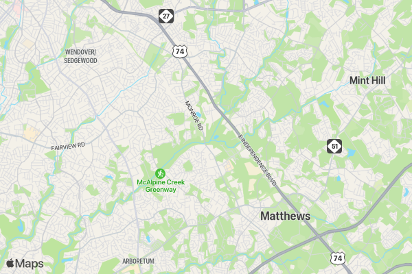 Charlotte location map image
