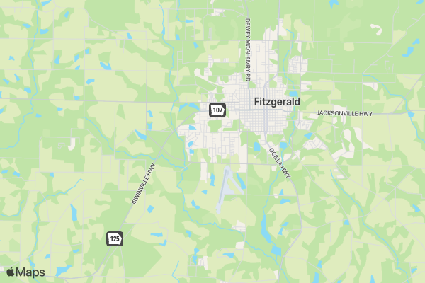Chasing Jefferson Davis location map image